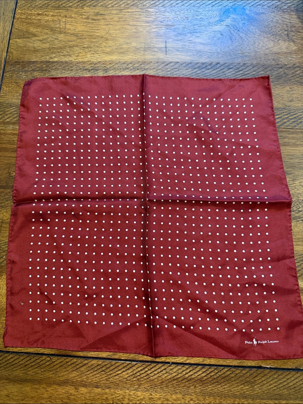Polo by Ralph Lauren Red Polka Dot Pocket Square